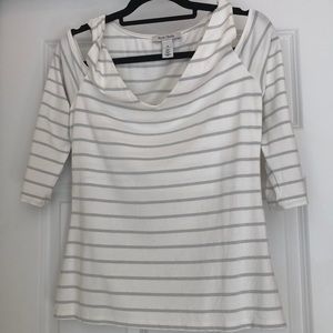 White House Black Market cold shoulder shirt